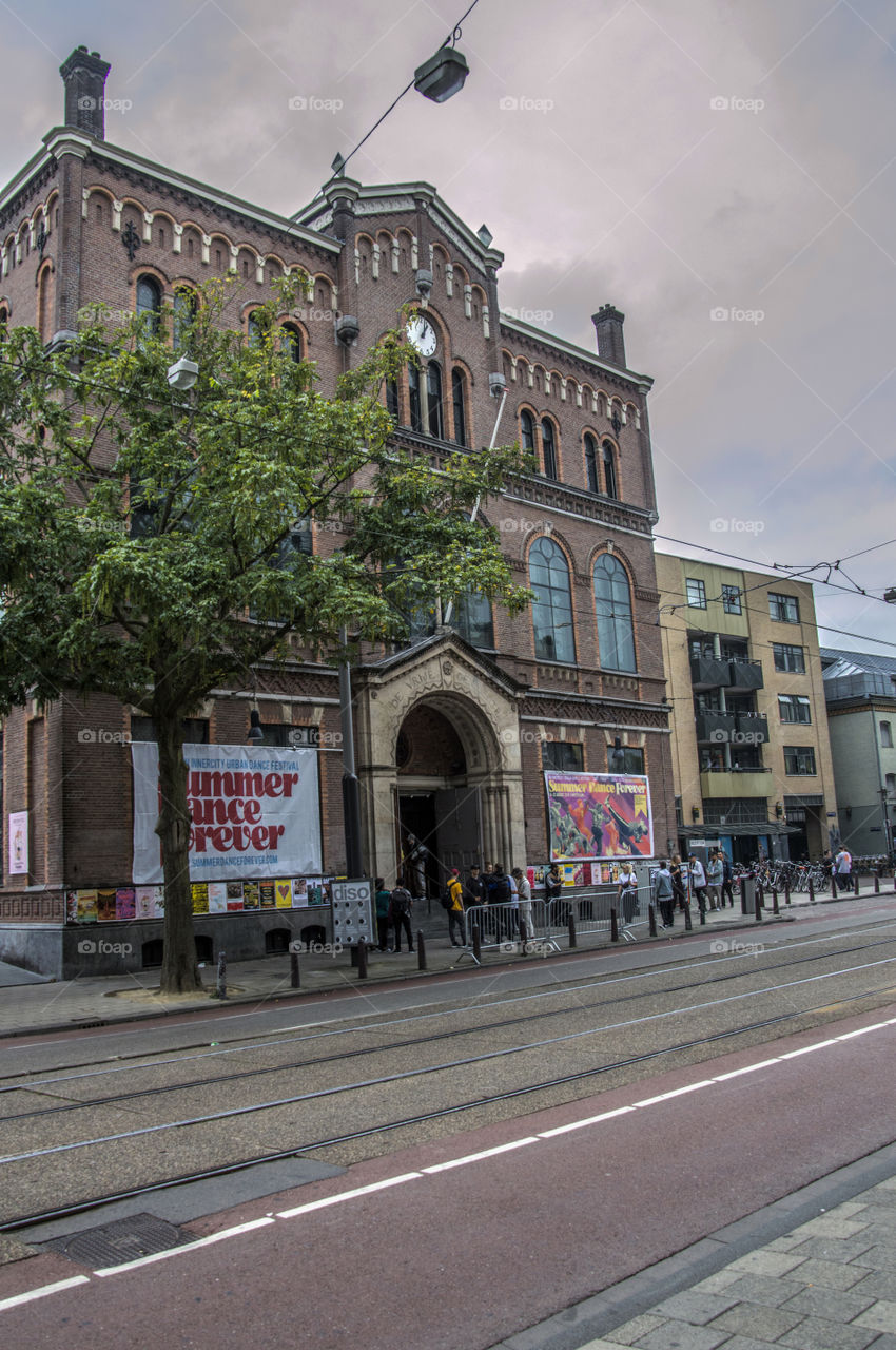 Paradiso Building At Amsterdam The Netherlands 2018. Summer Forever Festival