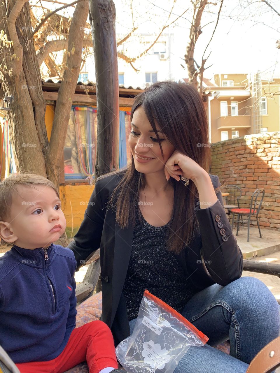 Conversations mom and son 