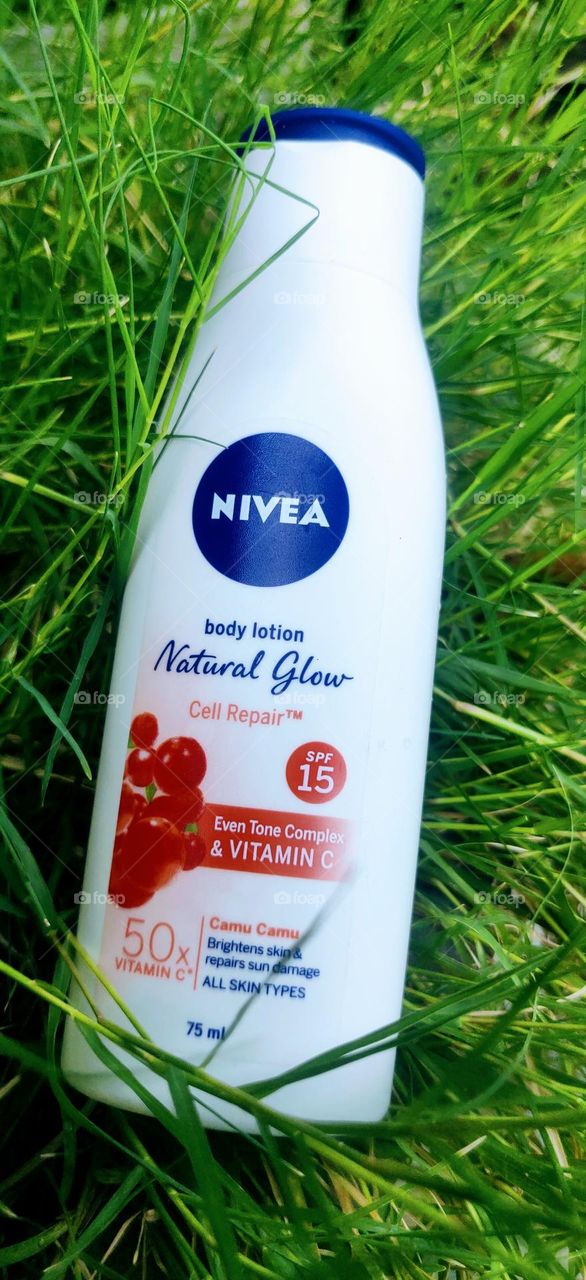 I always carry Nivea body lotion with me during vacations to protect my skin.