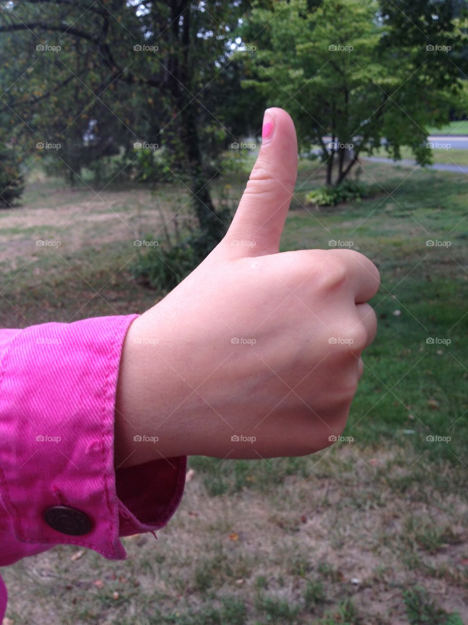 Thumbs up for the first day of the school year!!
