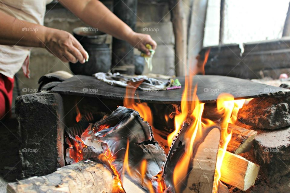 Tortillas . Maura's daughter taught us to make fresh tortillas 