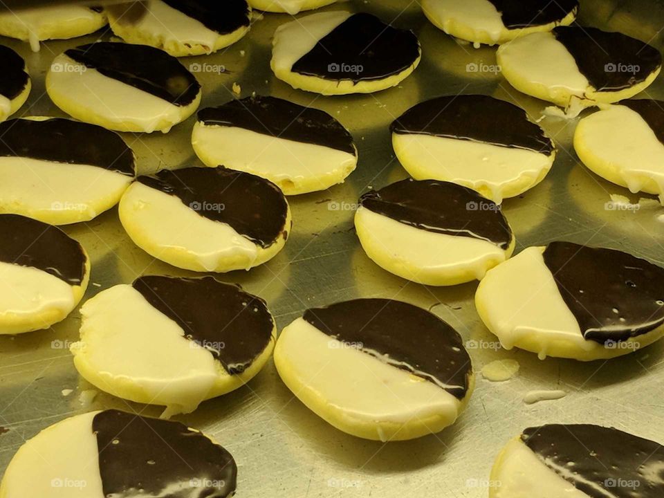 Black and White Cookies at Glaser's Bake Shop in New York City/Manhattan