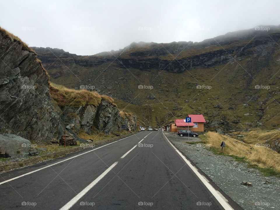 View of empty road