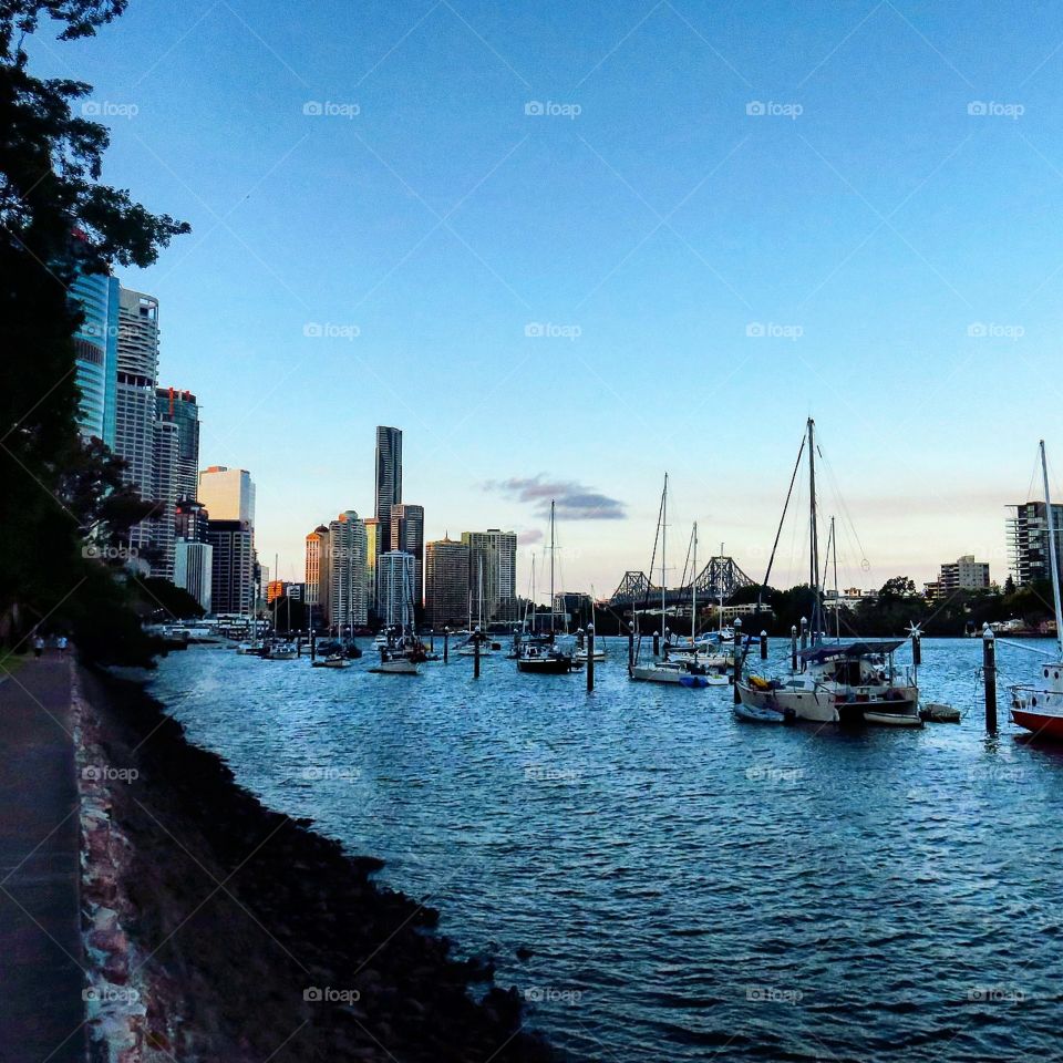 Brisbane Harbor