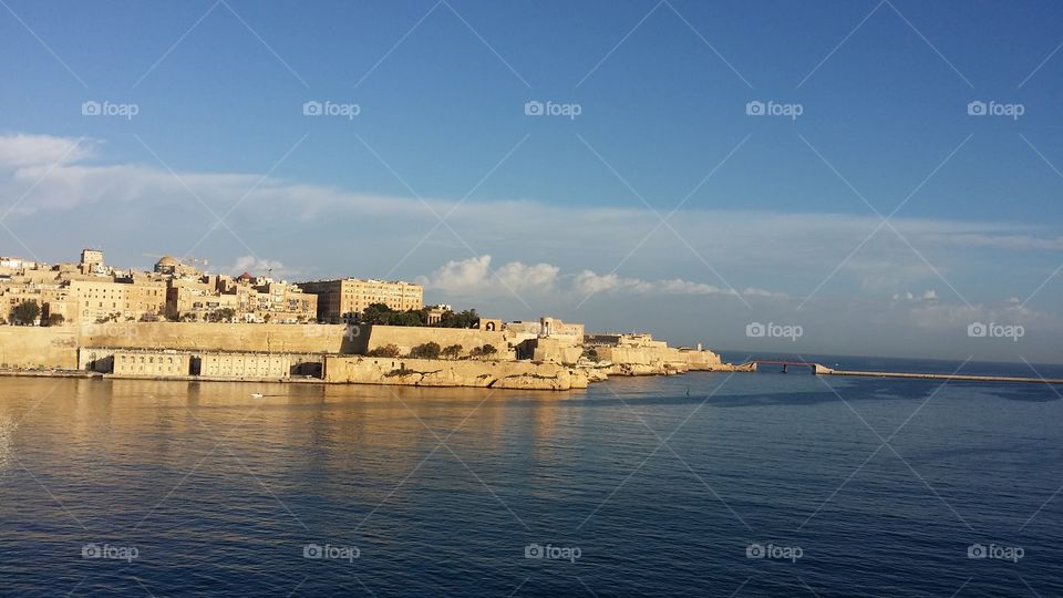 grand harbour Valletta Malta