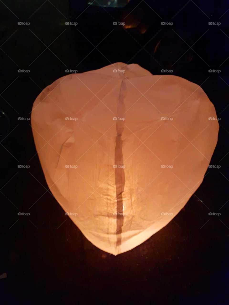 wish balloon from above