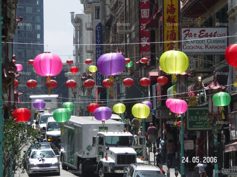 color san francisco balloon china town by teuntje66