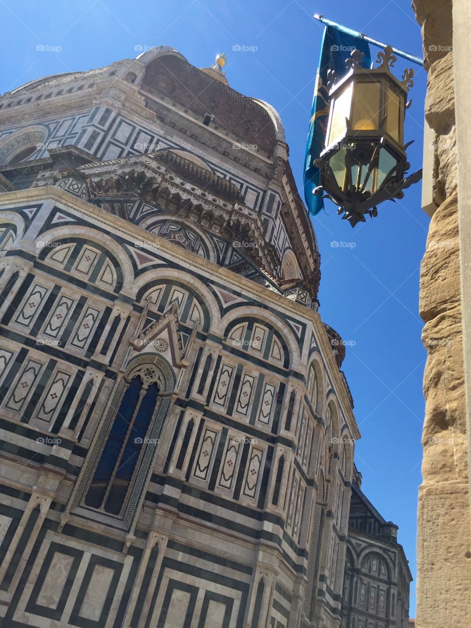 The Duomo and street light in Florence 