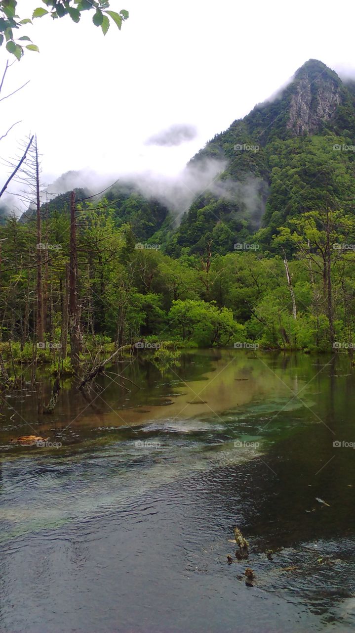 Amazing scene at Kamikochi