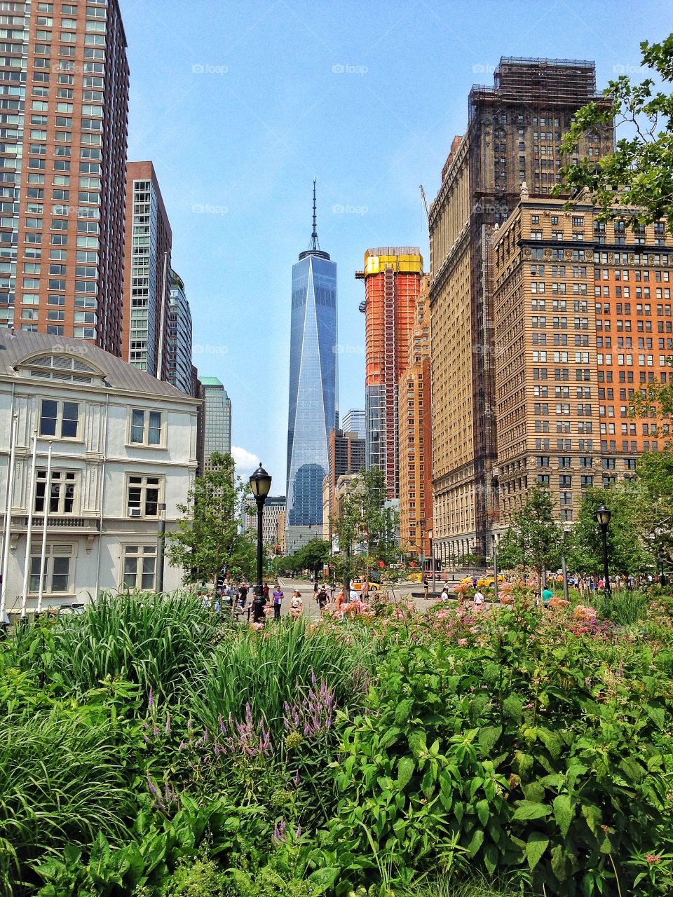 Battery Park. View from Battery Park