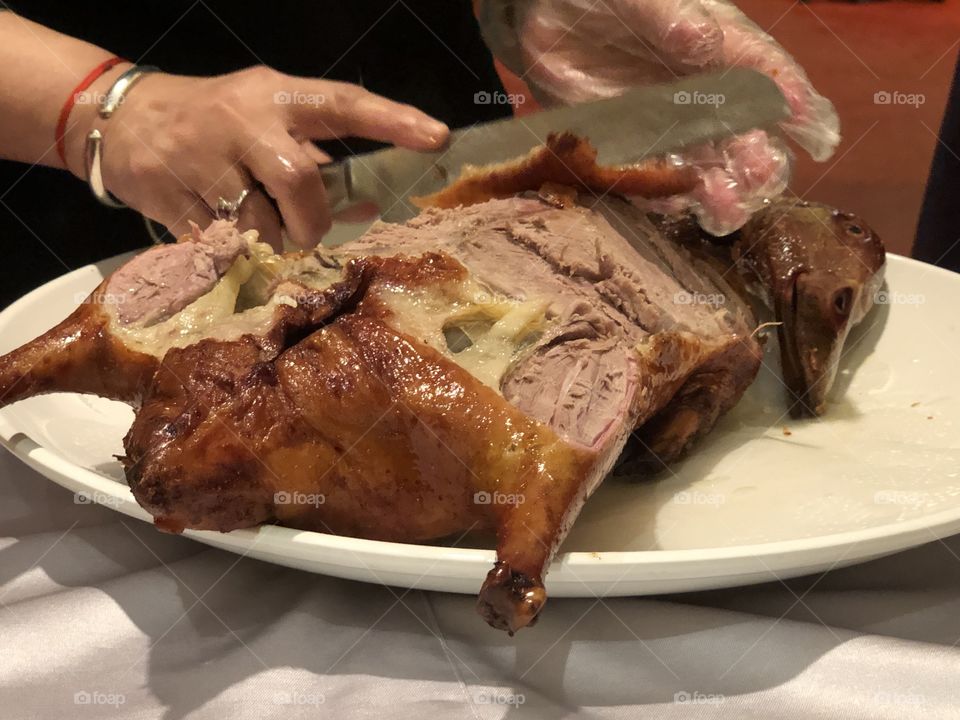 Roast duck
