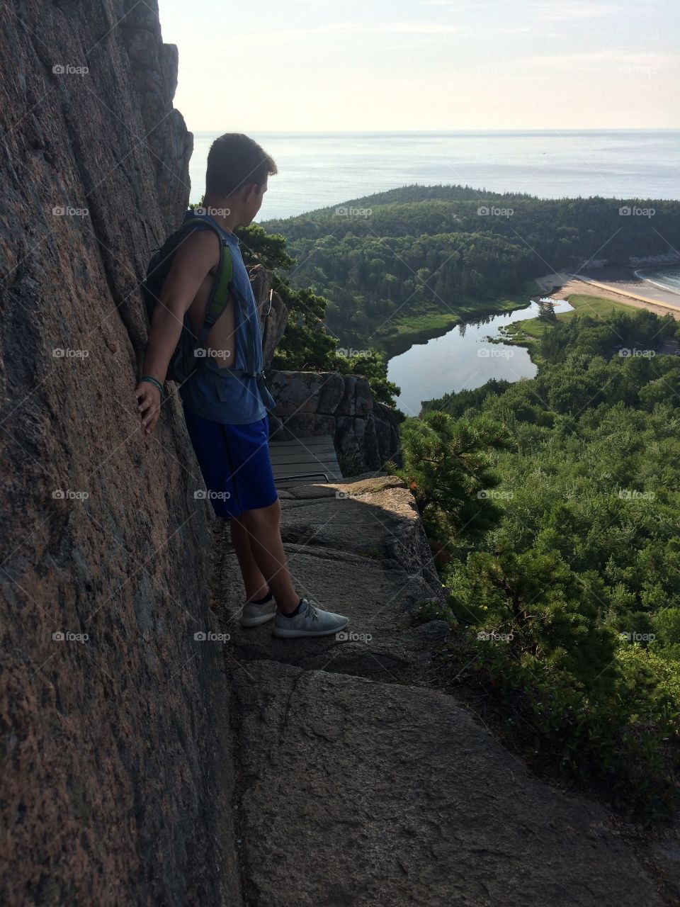 Dangerous mountain climbing 