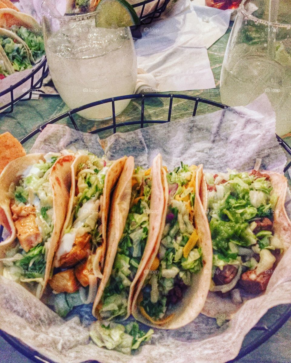 Tacos and margaritas 