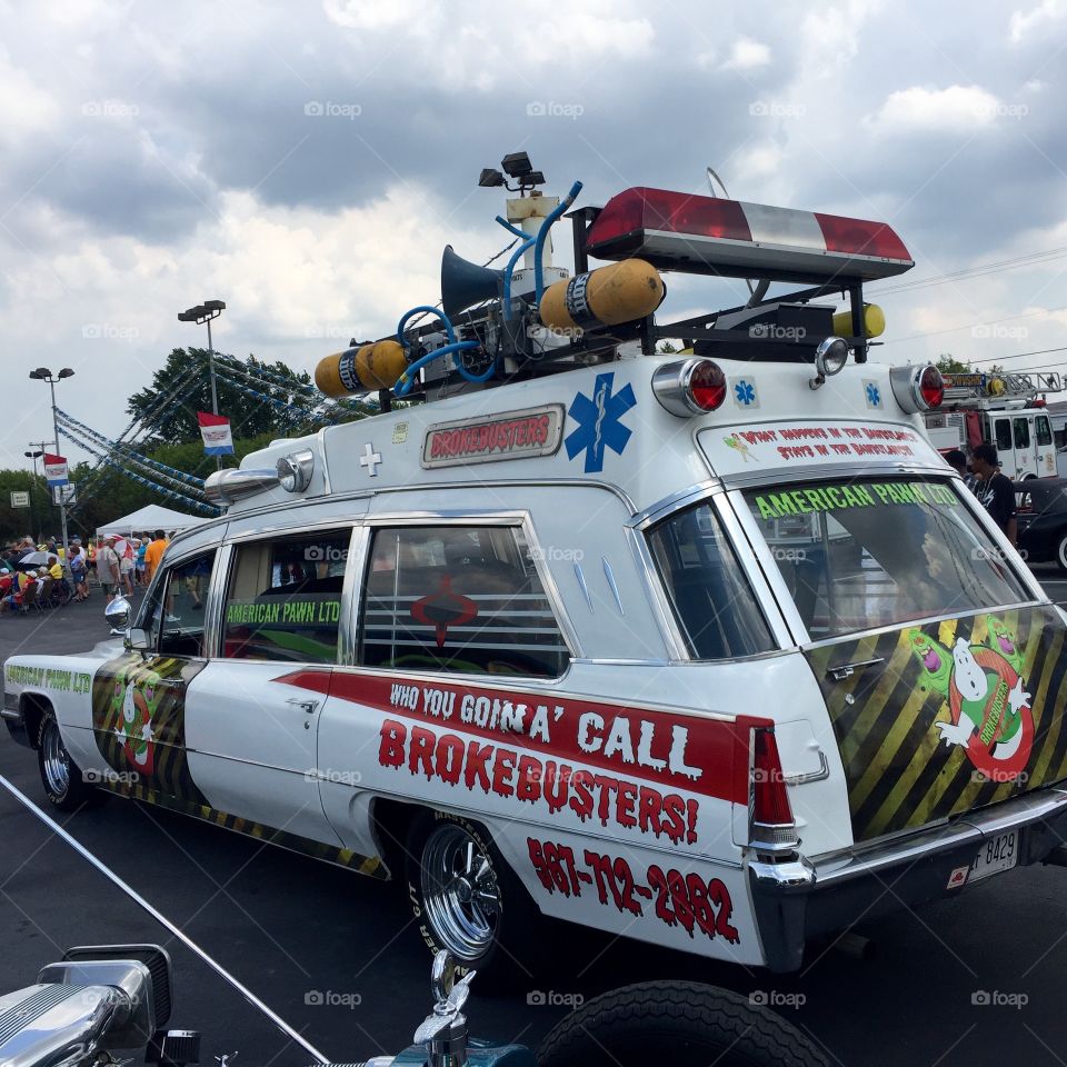 Ghost Busters ambulance