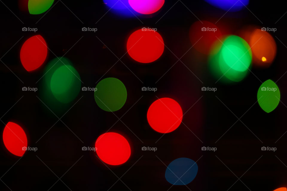 Abstract Christmas Lights