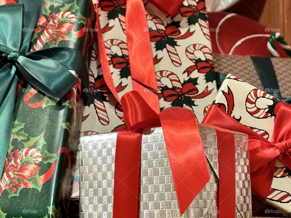 Wrapped gifts 