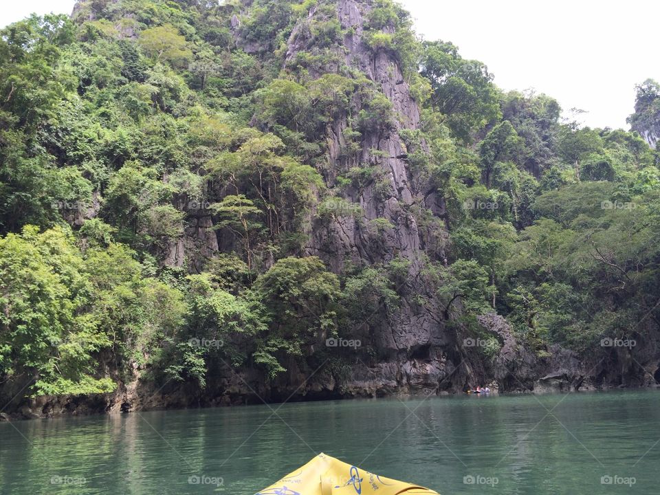 Kayaking in Exotic Landscape