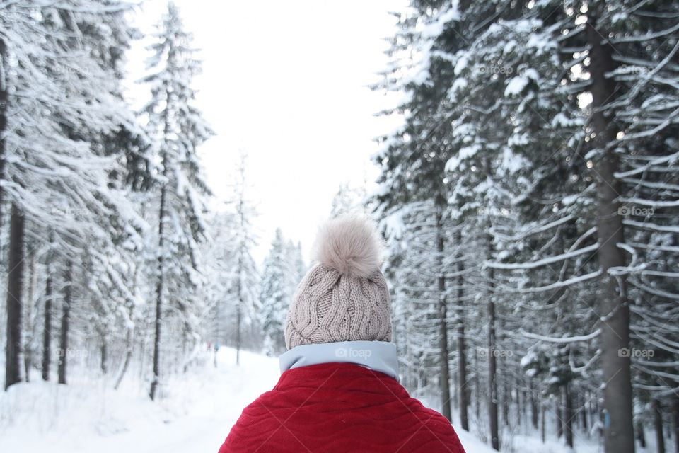 Girl in forest 