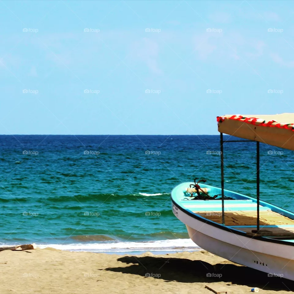 Blue water
