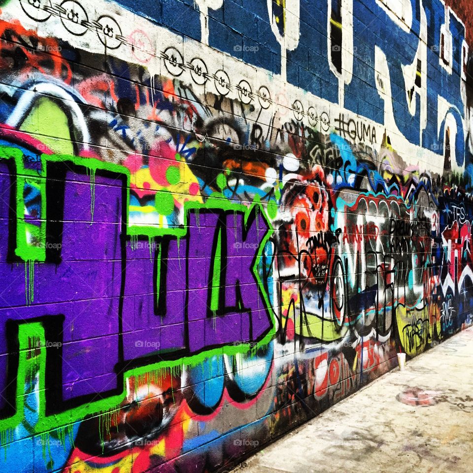 Graffiti, Street, City, Urban, Vandalism
