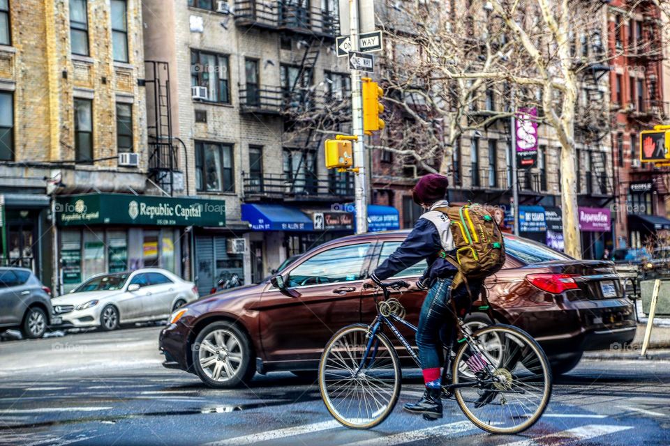 Bike in the city 