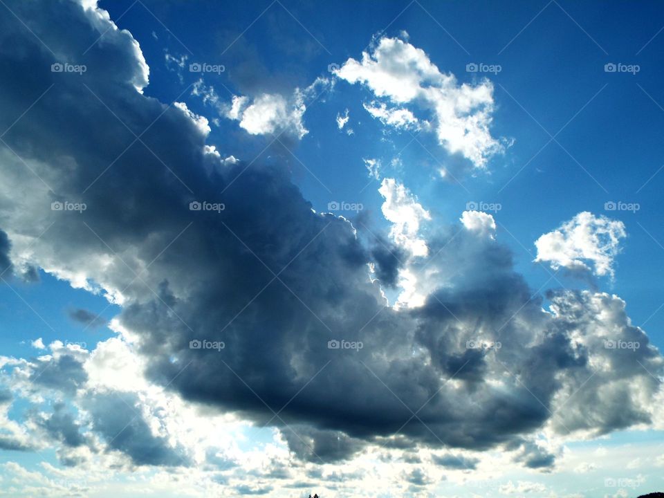 Clouds in the Sky way up High