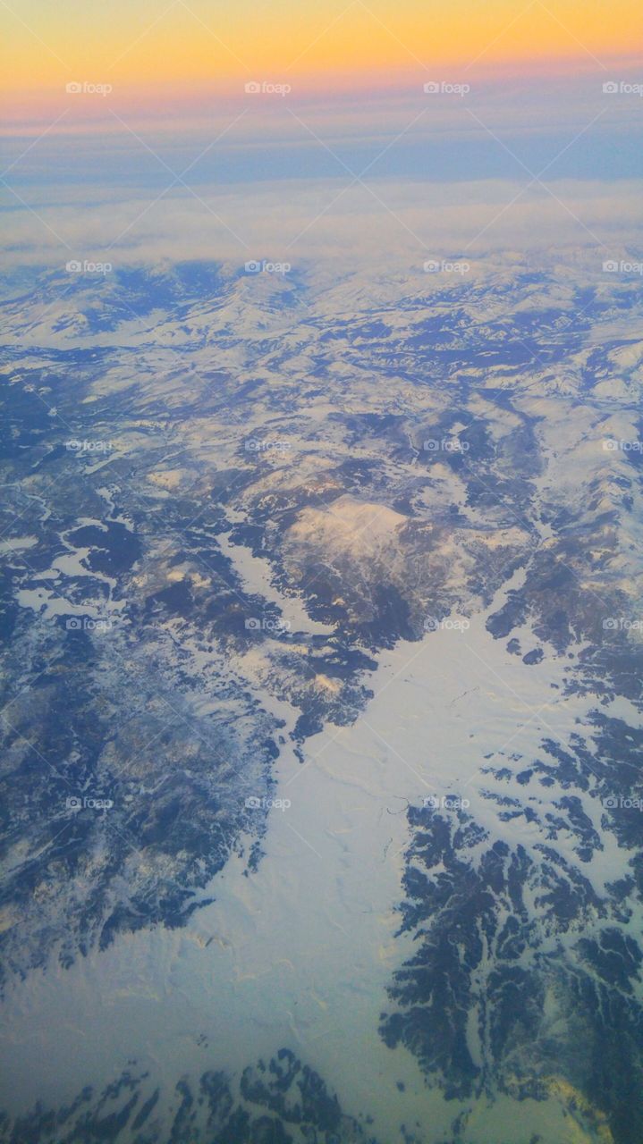 The Rockies in winter