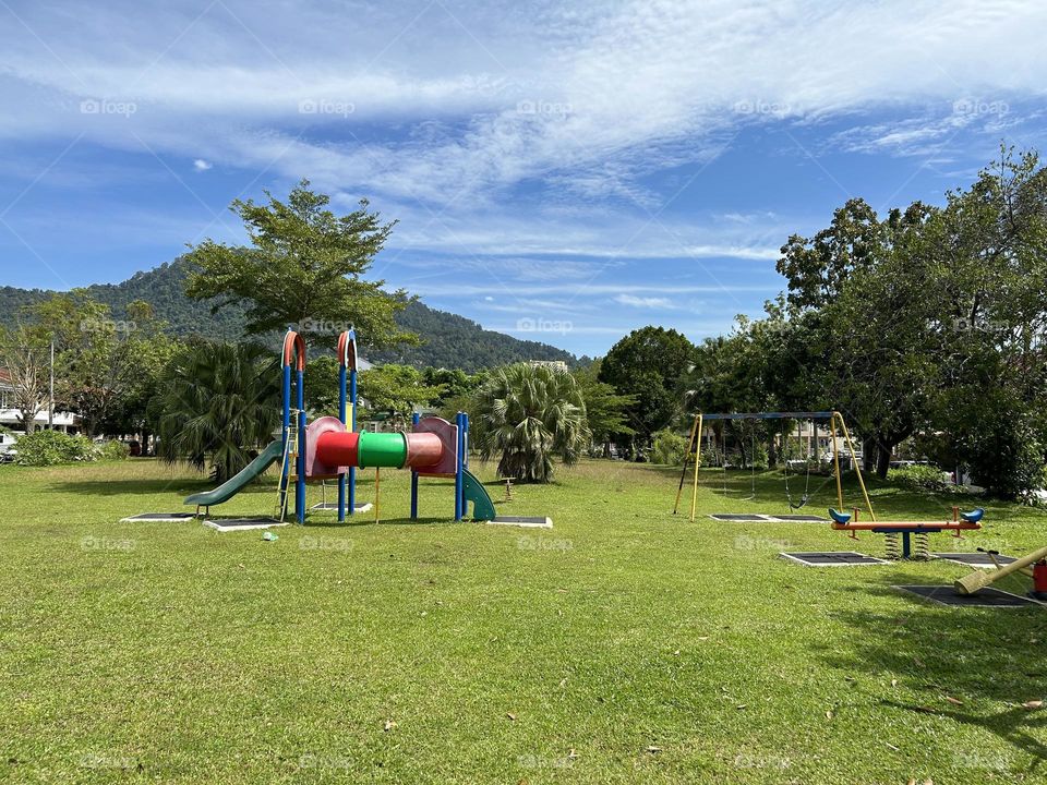 Walk in garden/playground 