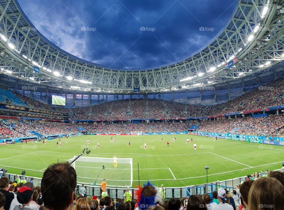 FIFA 2018 match Croatia-Denmark in Nizhny Novgorod