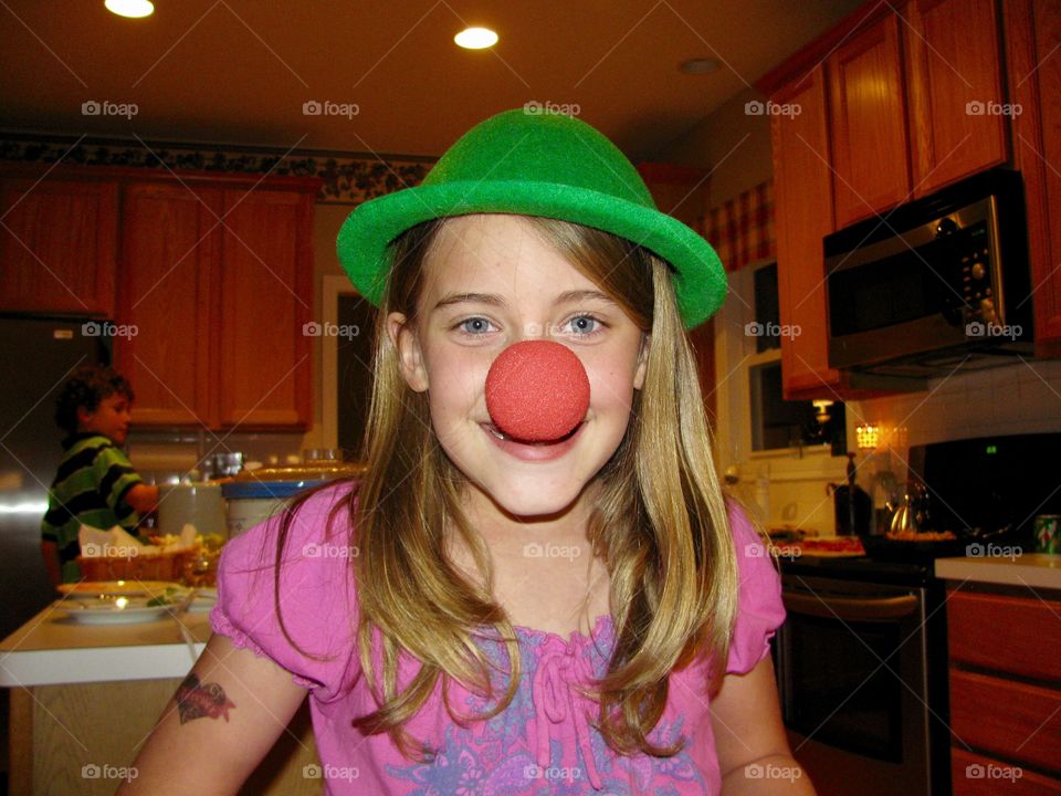 Clowning Around- she's always full of giggles and laughs.