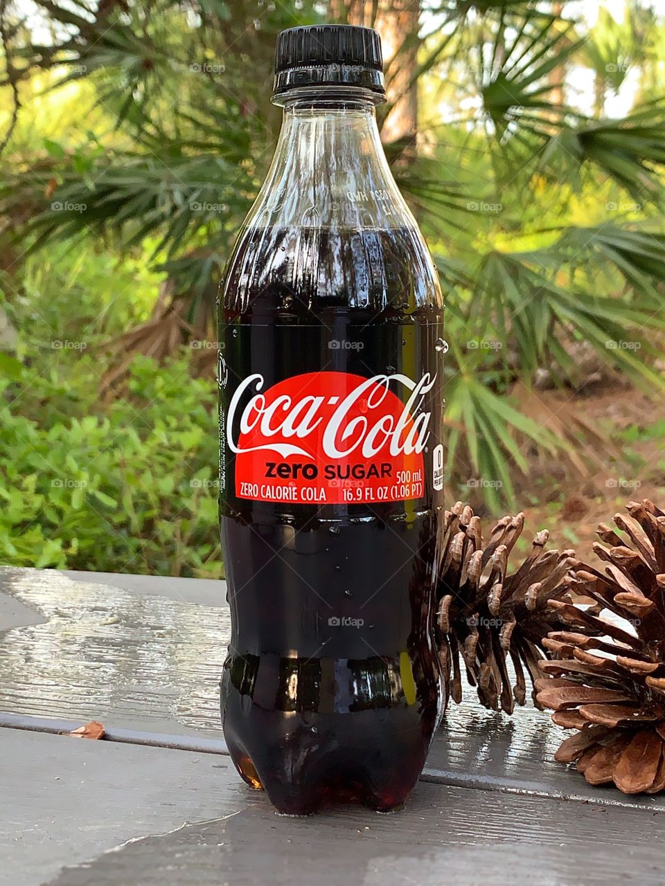 Delicious Coca Cola very refreshing while at the park.