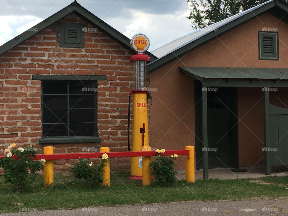 Old time Shell station 