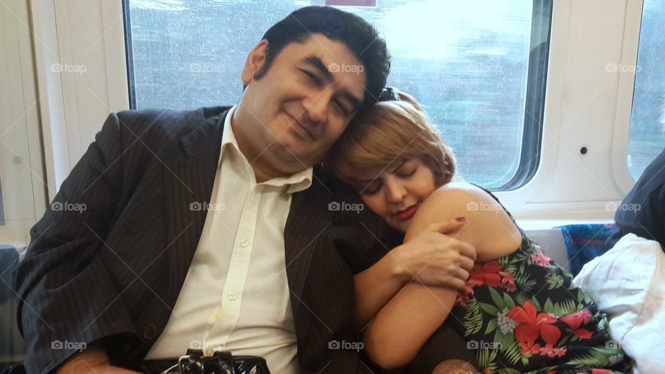 Portrait of a happy couple