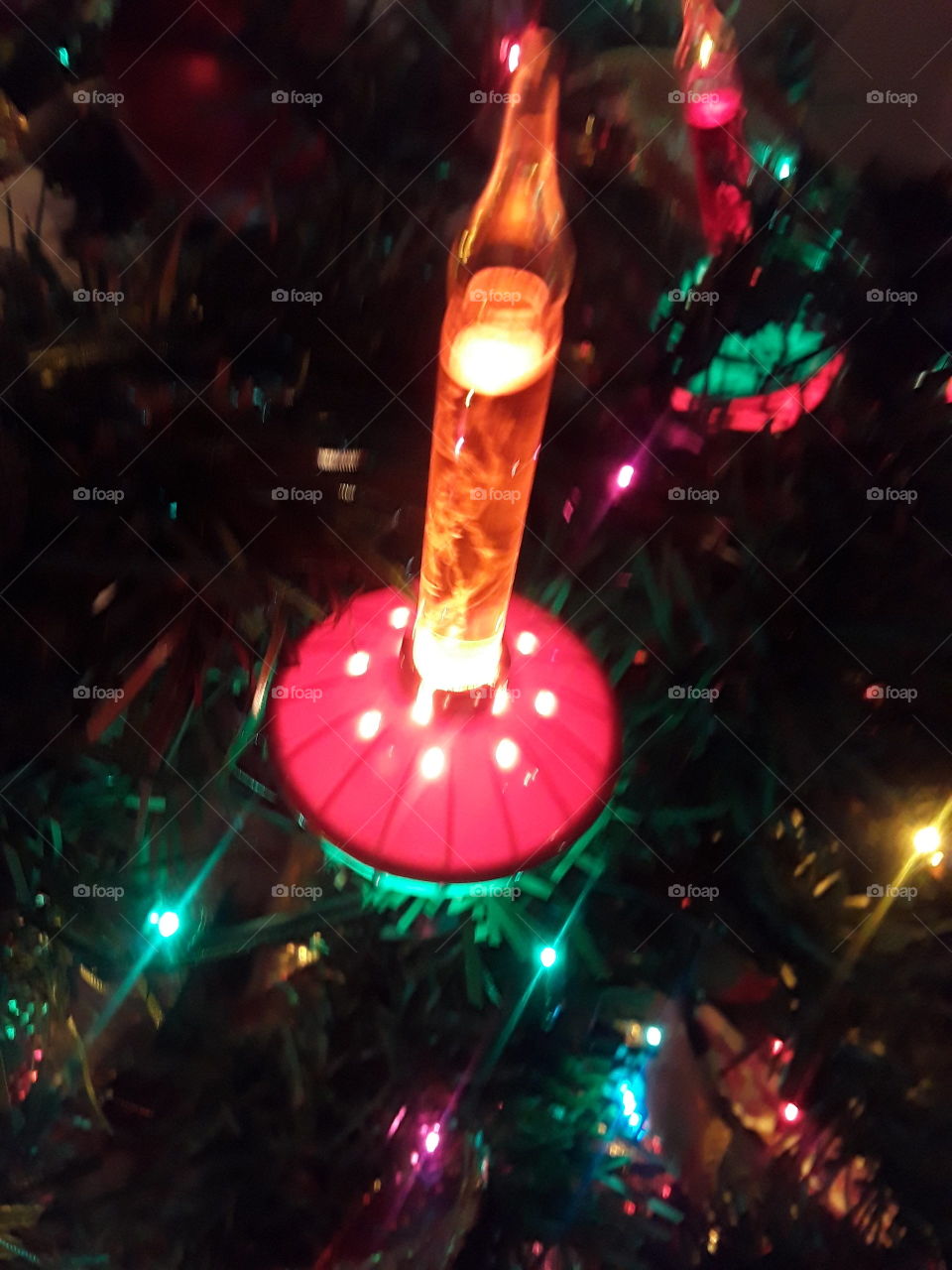 Bubble Light On Tree