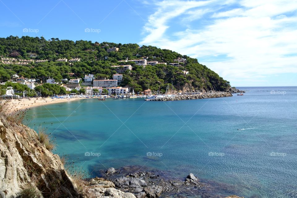 Landscape in Llafranc, Girona, Spain