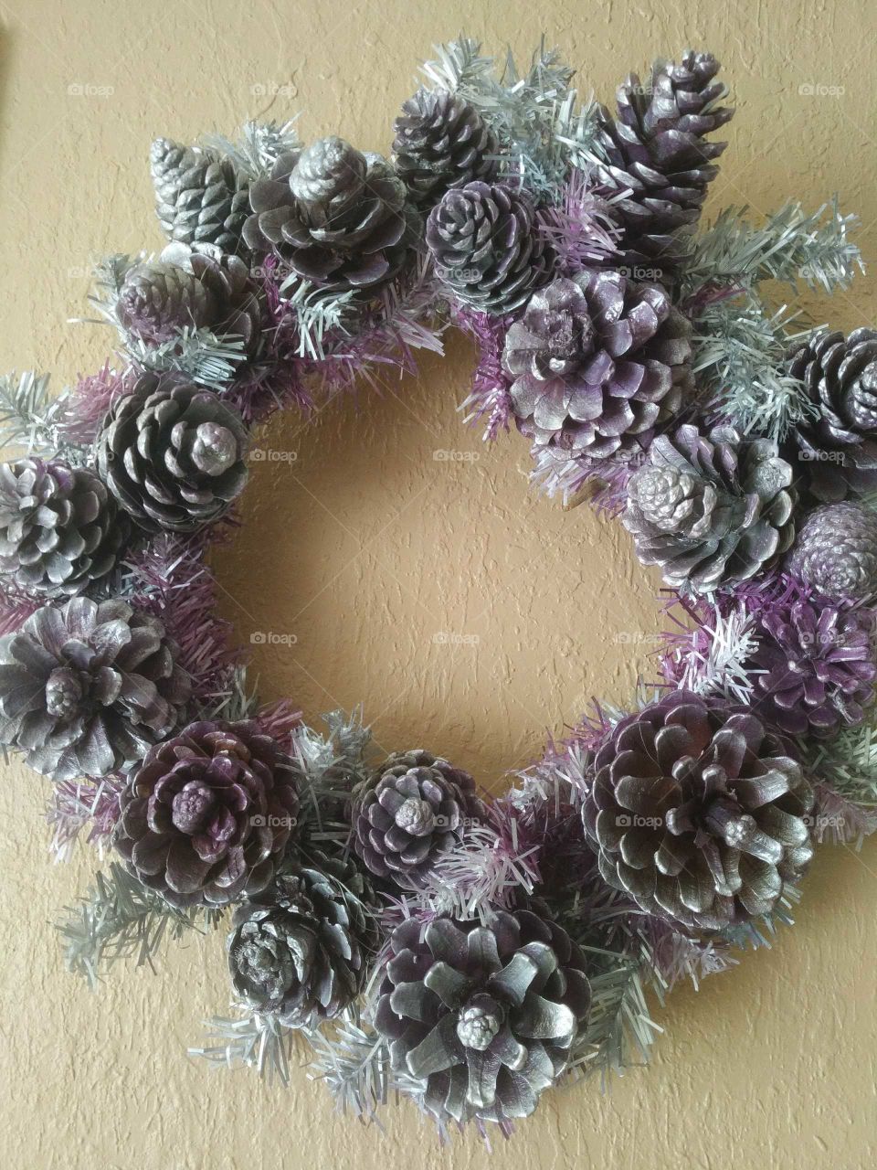 Spray Paint Wreaths