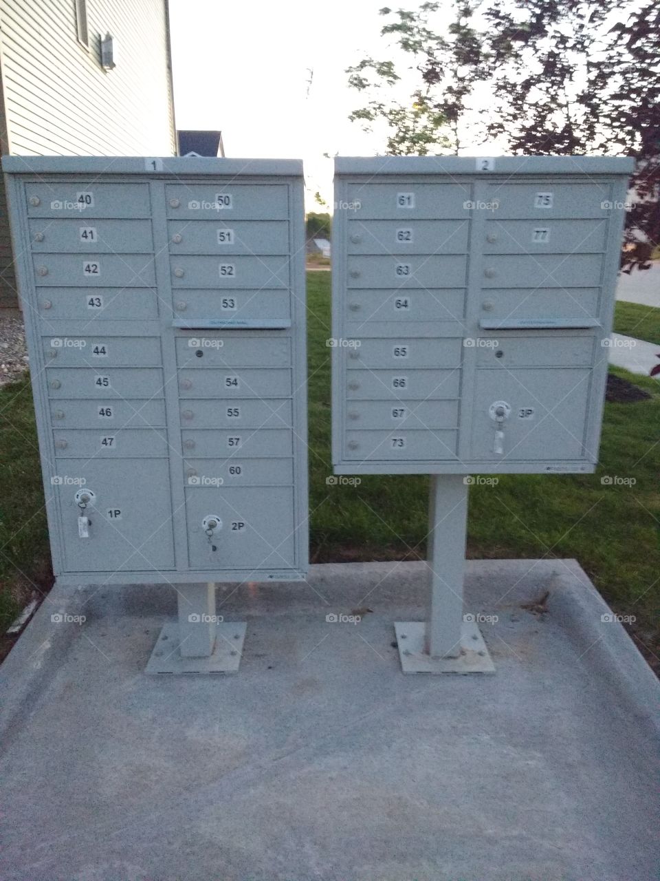 neighborhood mailboxes