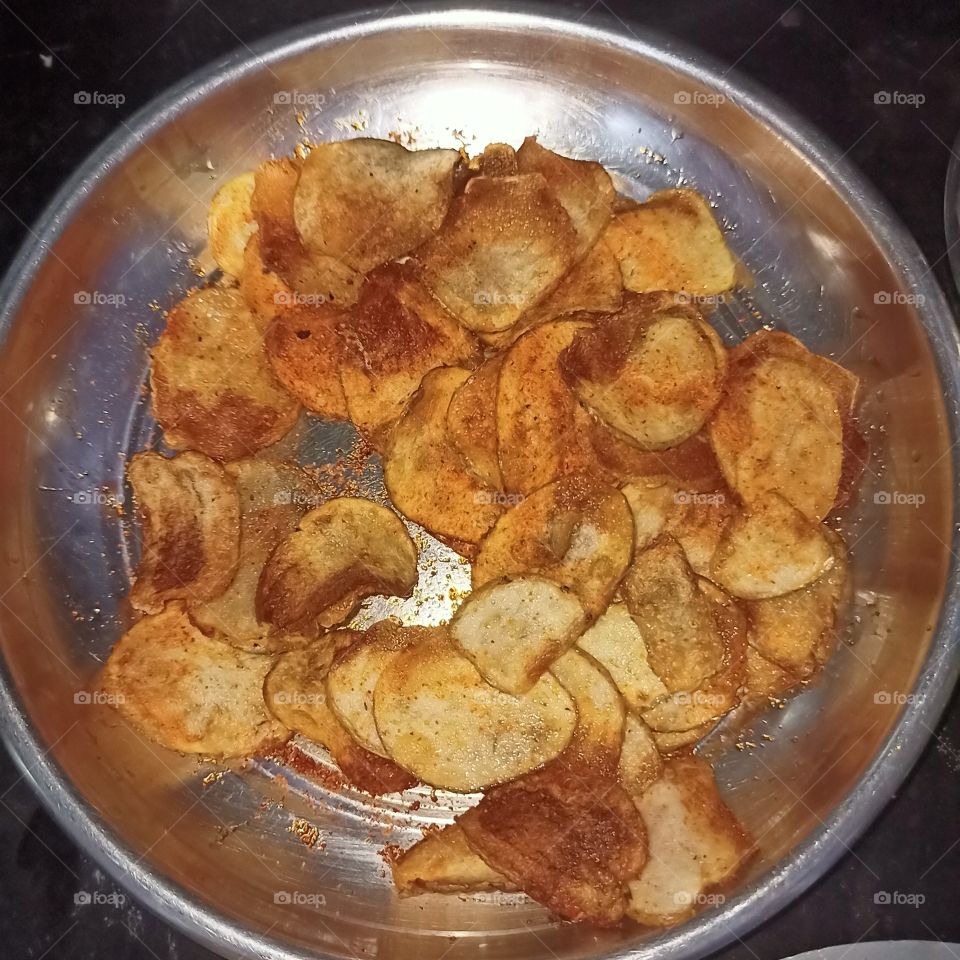 home made chips