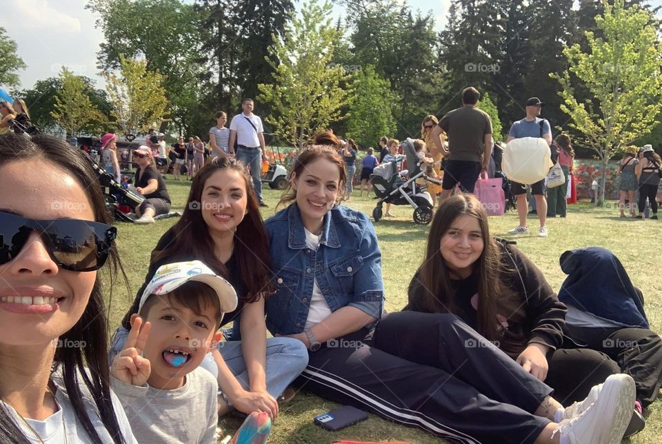 Enjoying ucranian festival in Canada