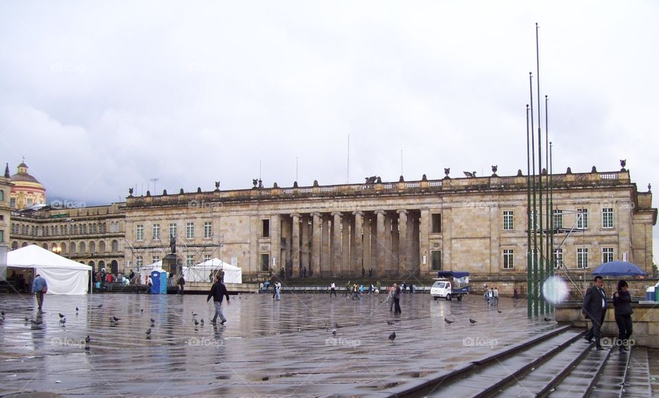 Palacio de Nariño, residencia del presidente de la republica y tambien sede del congreso de la republica. Bogota, Colombia