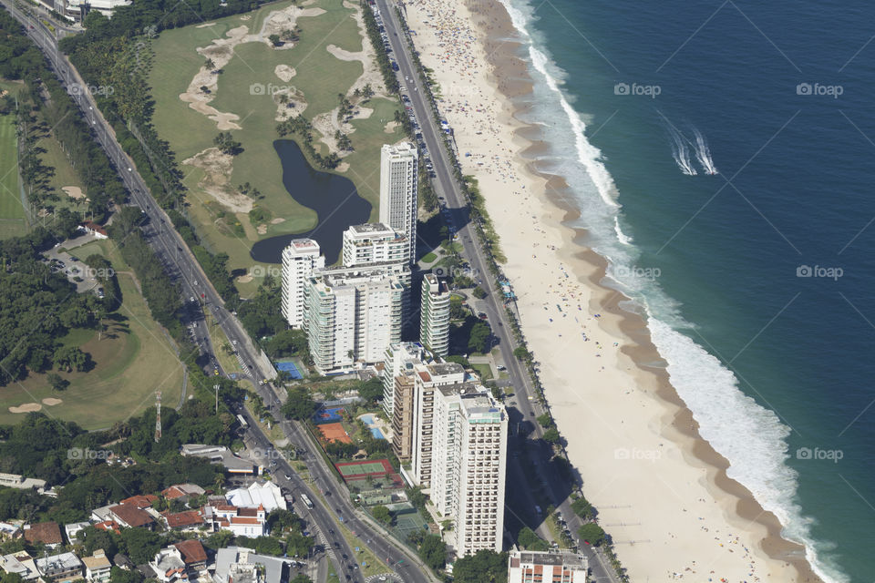 Sao Conrrado beach in Rio de Janeiro Brazil.