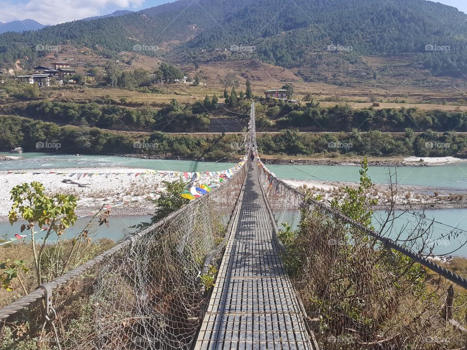 Punaka Suspension Bridge... Bhutan