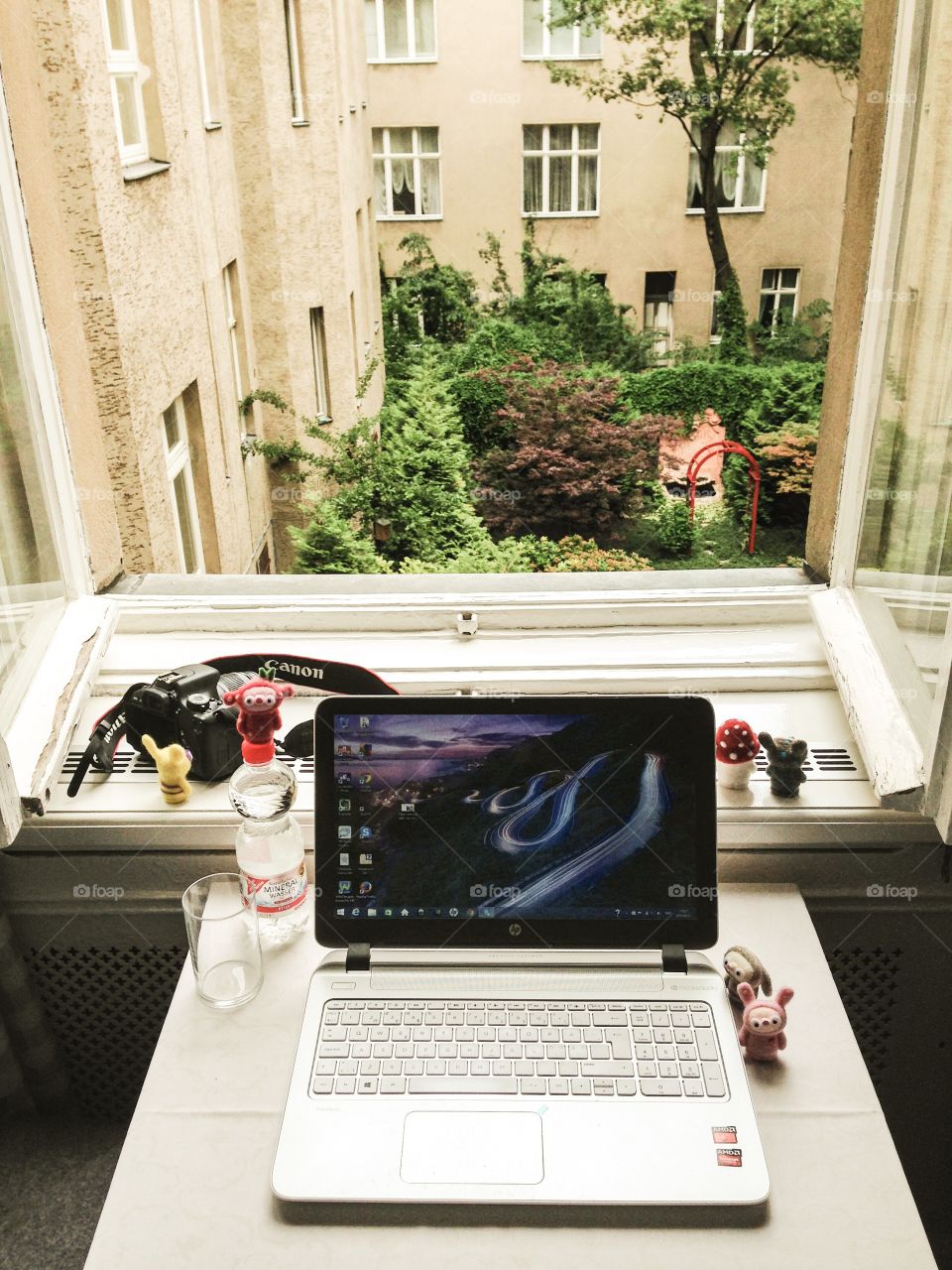 desk from above holiday style berlin