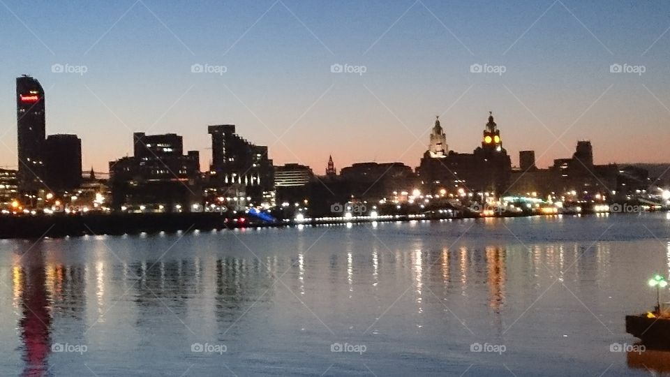 Liverpool Skyline sunrise 3