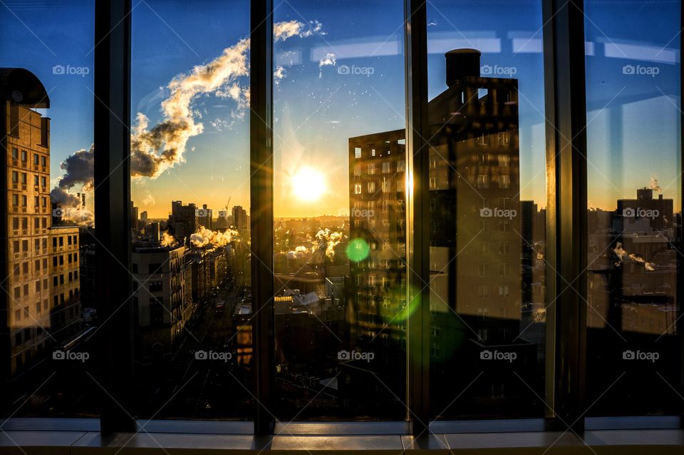 Behind bars, sort of. 