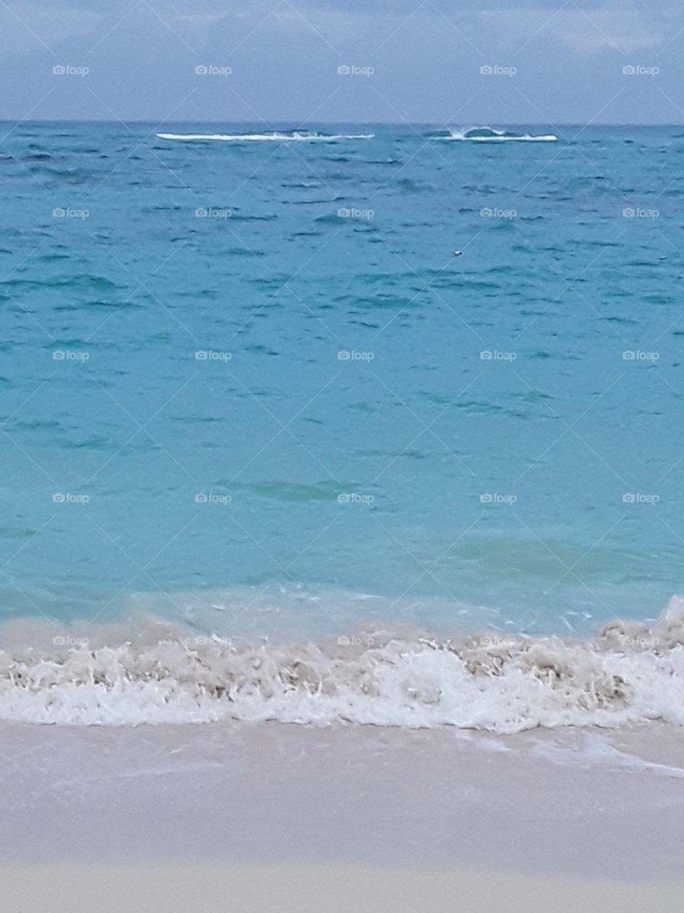 the turquoise of the atlantic ocean always attracts with its beauty