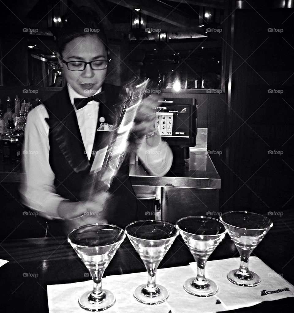 Making the perfect martini