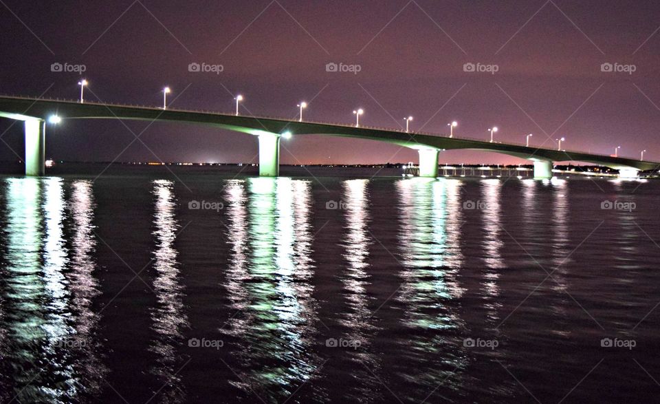 Scenic view of bridge over river