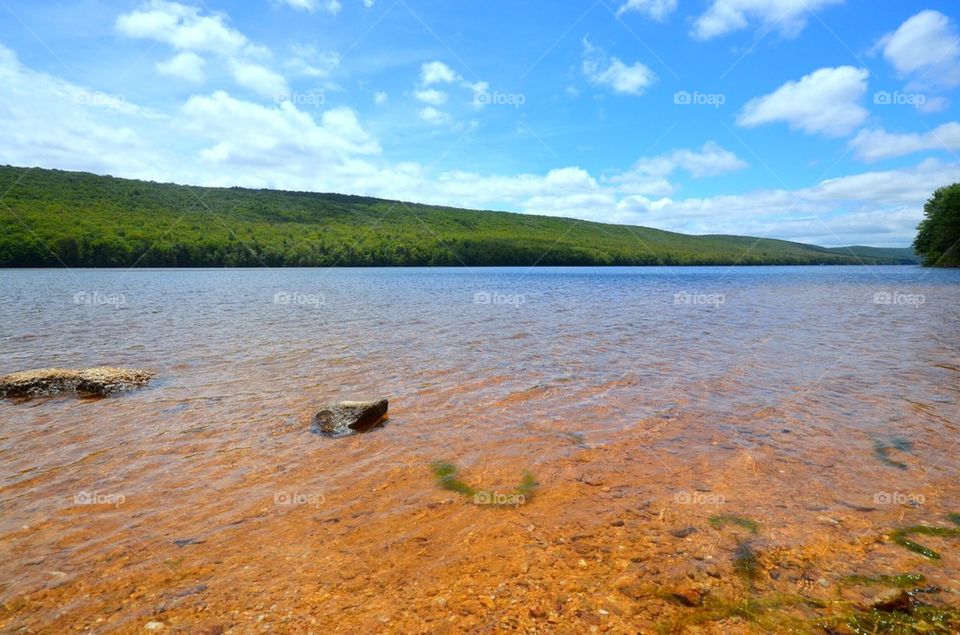 Mauch Chunk shoreline