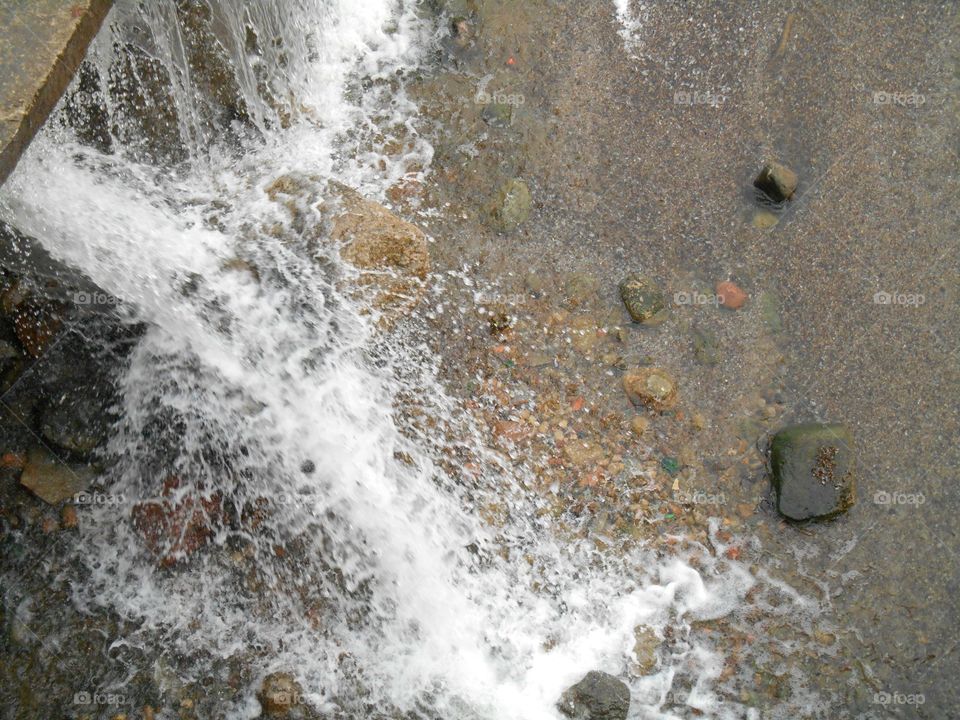 water waterfall